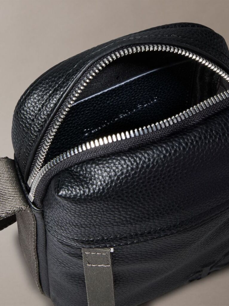 Black Small Reporter Bag  Men