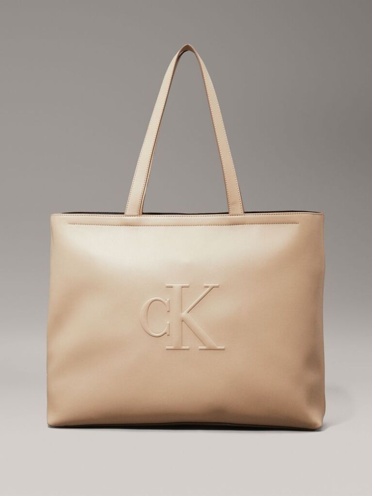 Beige Slim Tote Bag  Women