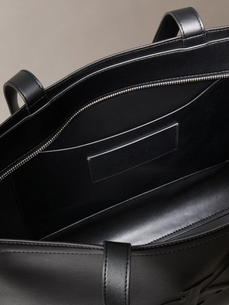Black Slim Tote Bag  Women