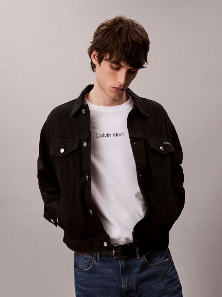 Alb Tricou Cu Maneca Lunga Si Croiala Lejera  Barbati