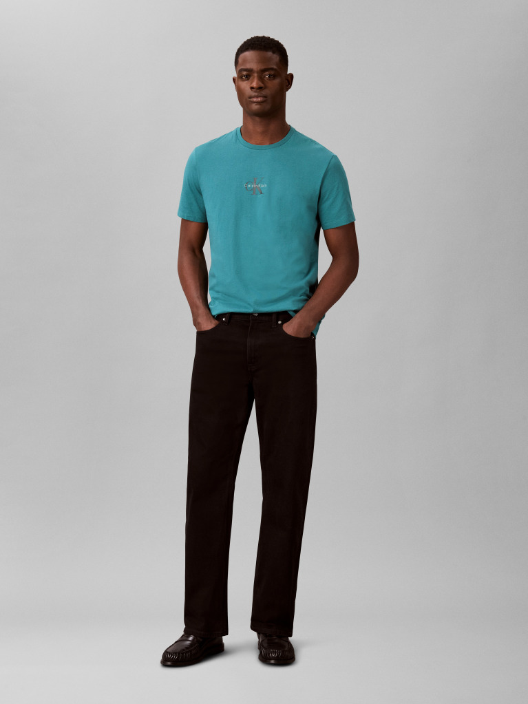 Verde Tricou Cu Logo Monograma  Barbati