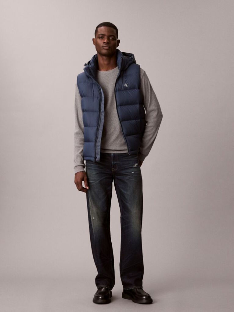 Albastru Pantaloni Cargo Skinny Din Twill  Barbati