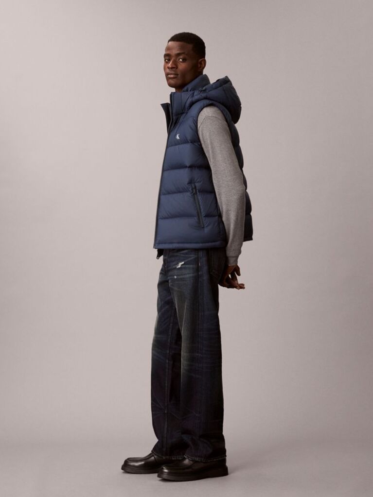 Albastru Pantaloni Cargo Skinny Din Twill  Barbati