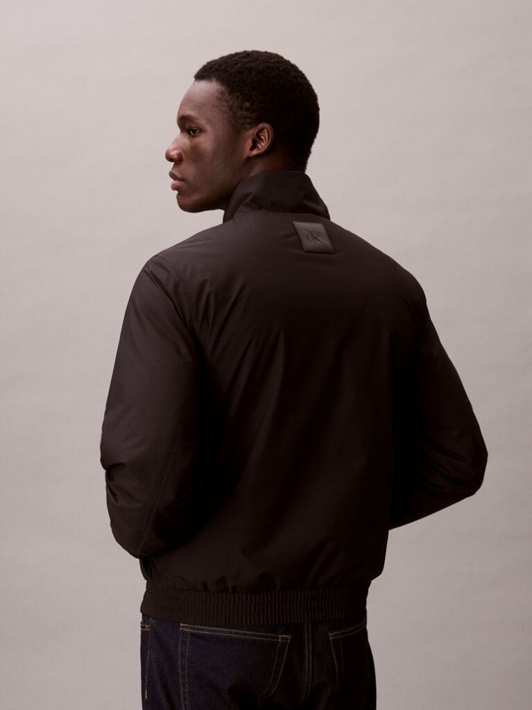 Negru Jacheta Harrington Captusita  Barbati