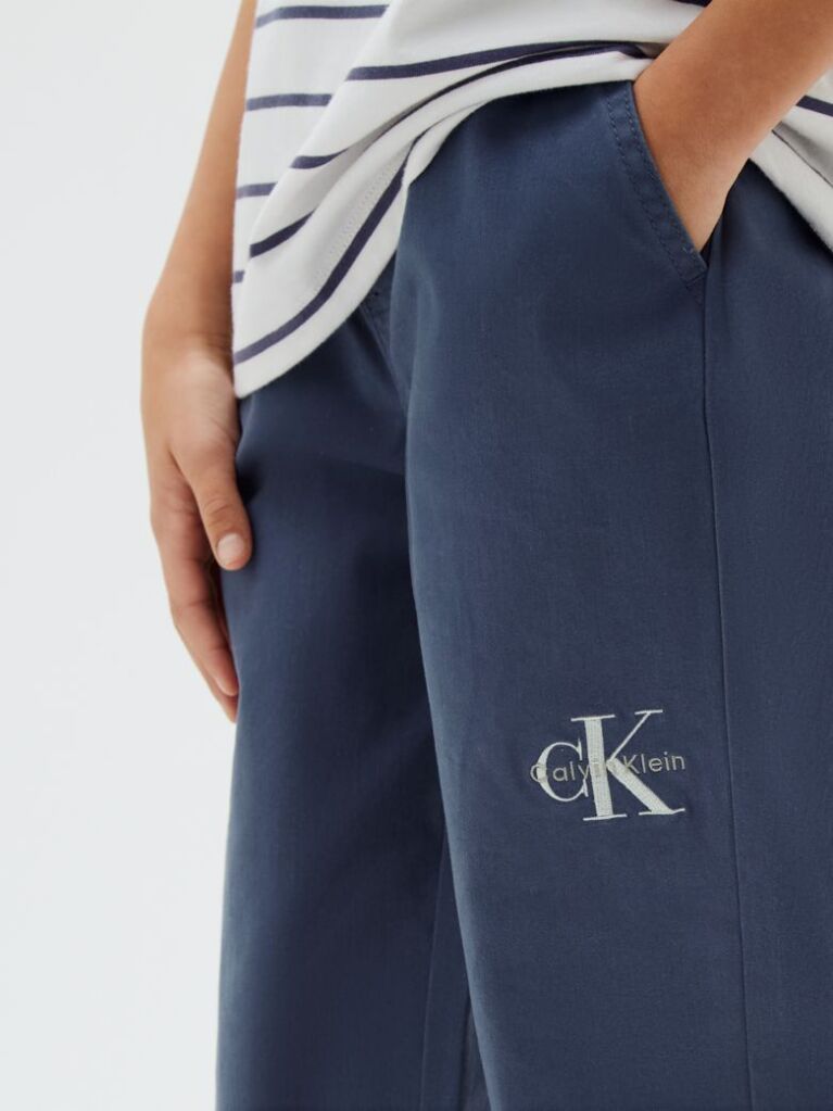 Albastru Pantaloni De Trening Cu Logo Signature Pentru Copii  Baieti