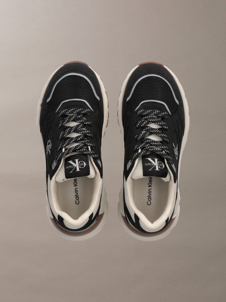 Black Kids Low Cut Lace-Up Sneakers  Kids Unisex