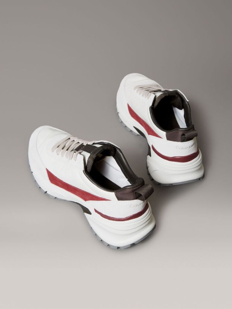 White Trailblazer — Suede Runner Trainers  Women